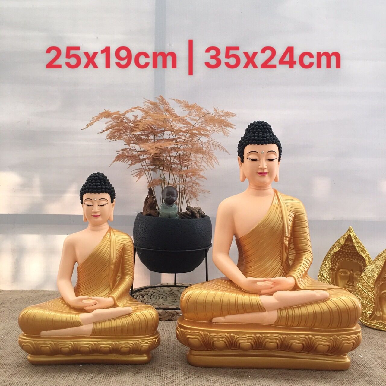 Tượng phật bổn sư thái lan cao 25- 29cm | tượng phật hoa tiên