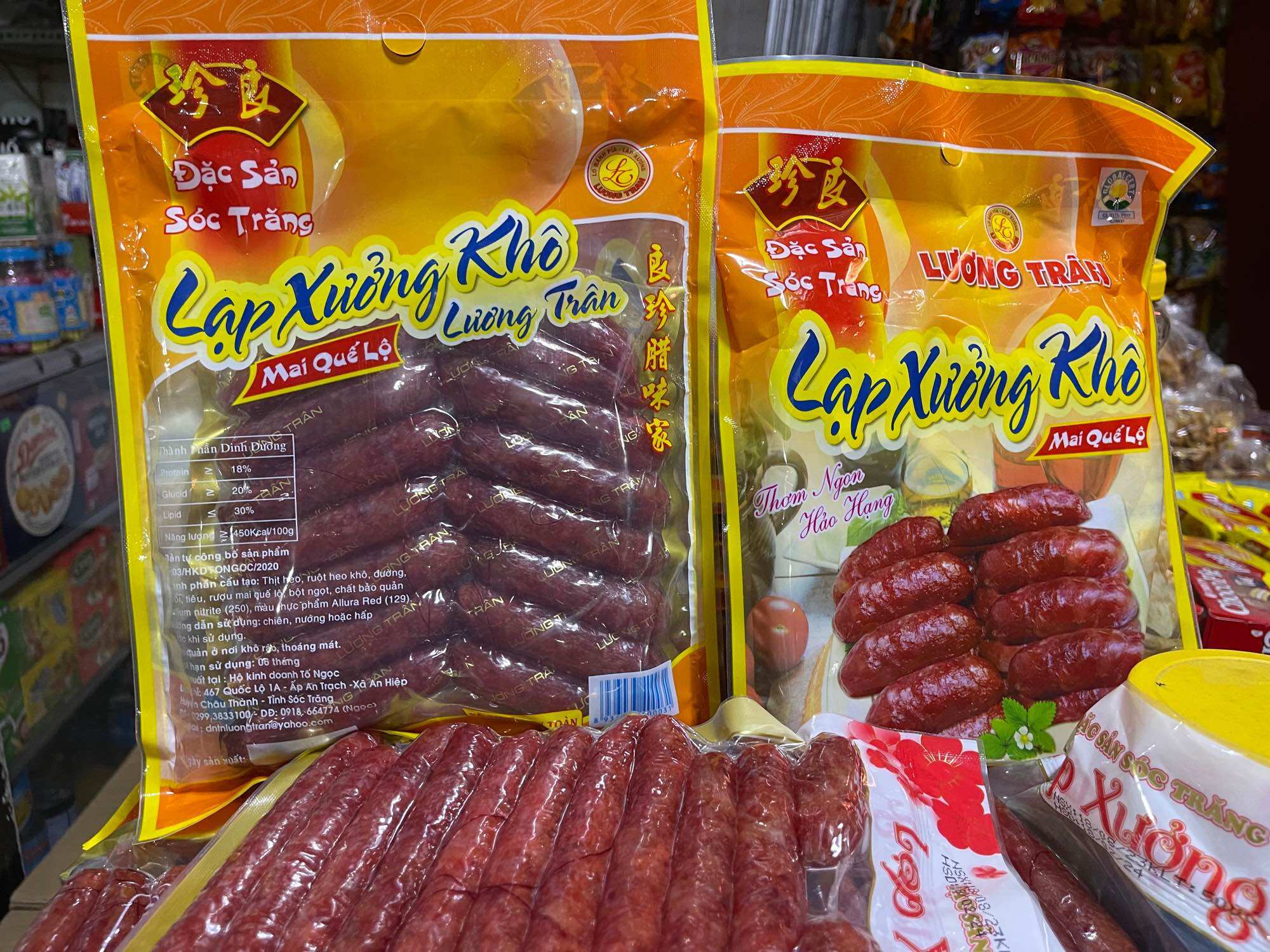 Lạp xưởng khô Lương Trân 500g