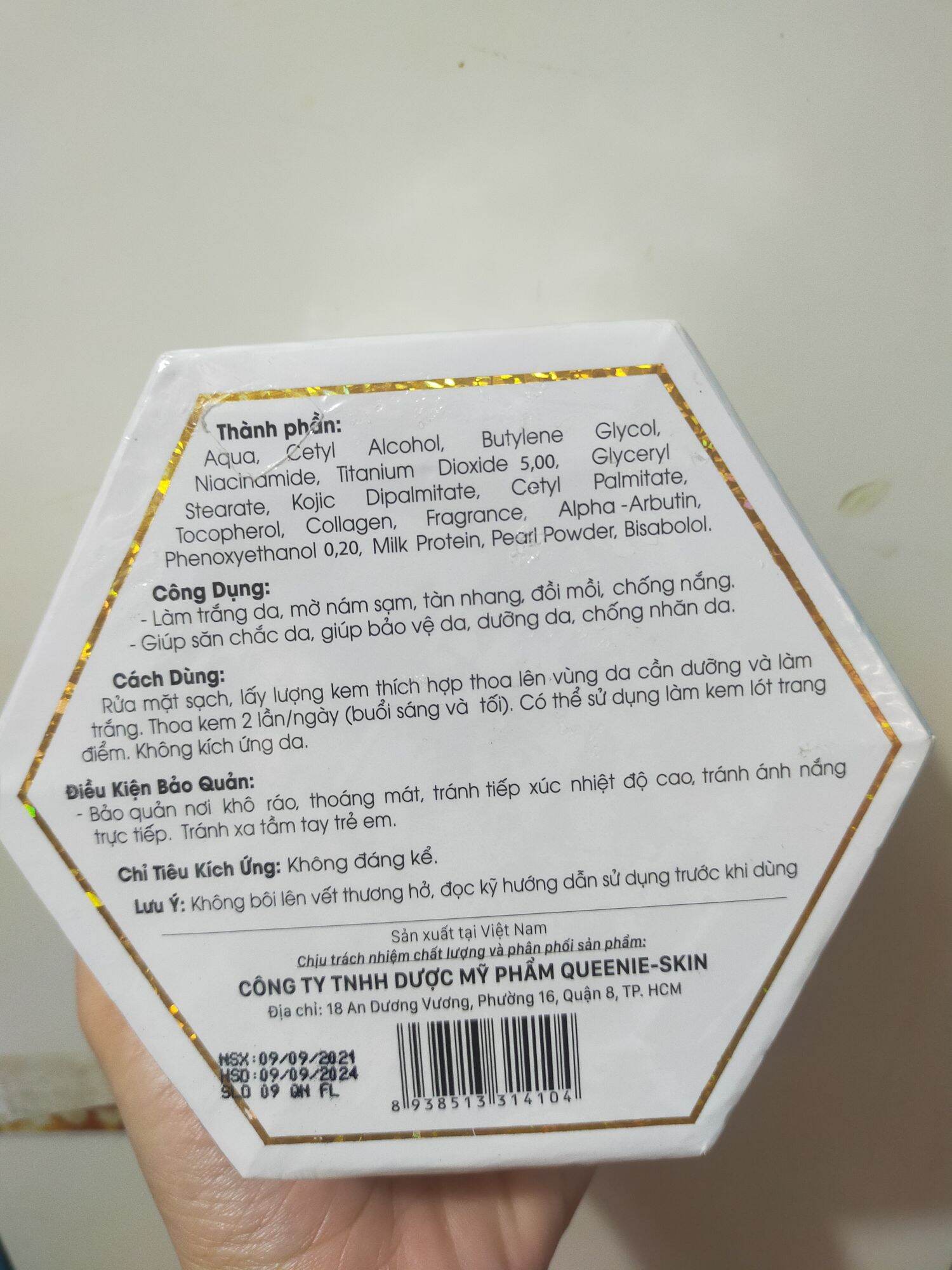 Kem face lười thượng hạng dưỡng trắng da mịn màng sẽ khít lỗ chân lông giảm thâm sạm