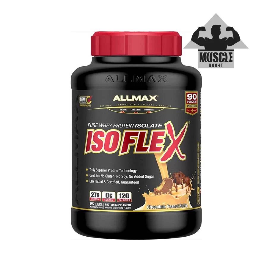 AllMax ISOFLEX 5Lbs sữa tăng cơ 100% Isolate không đường, không béo