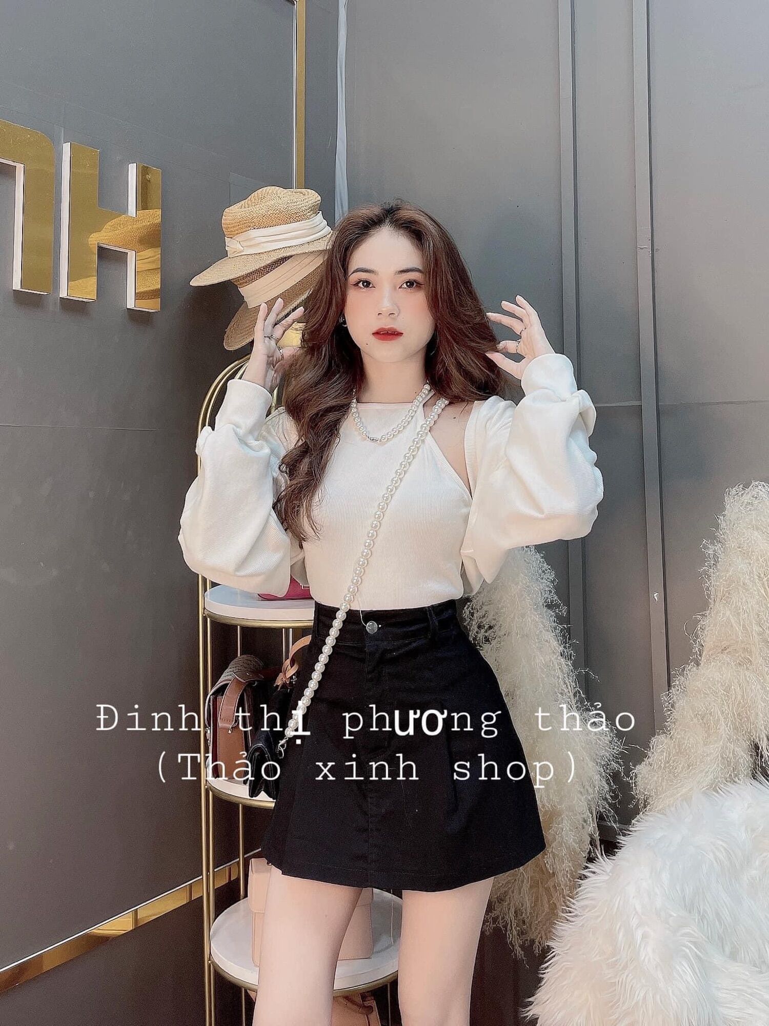 Set áo 2 món áo yếm + khoác tay phồng🔥🌞