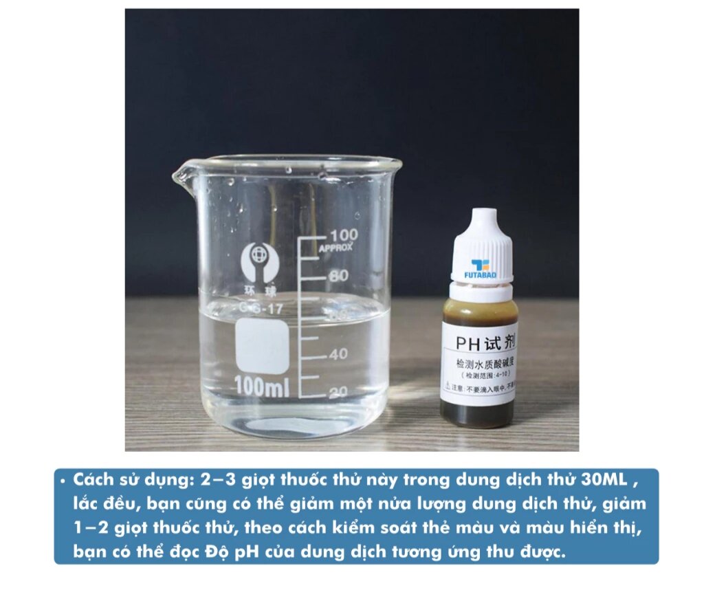 dung dịch thử PH kiểm tra PH nước