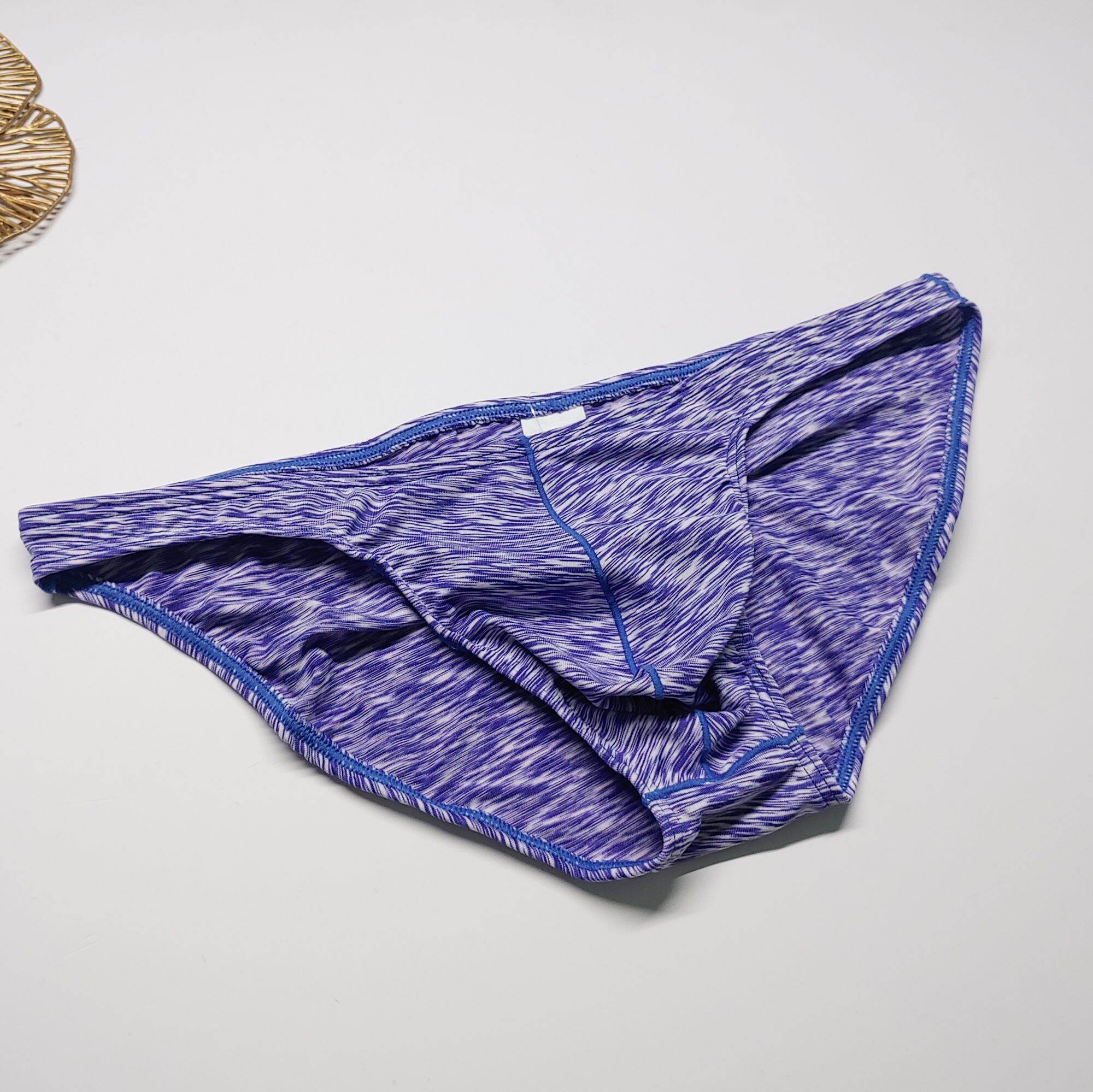 Quần lót nam bikini lưng thấp thun lạnh size M-XXL