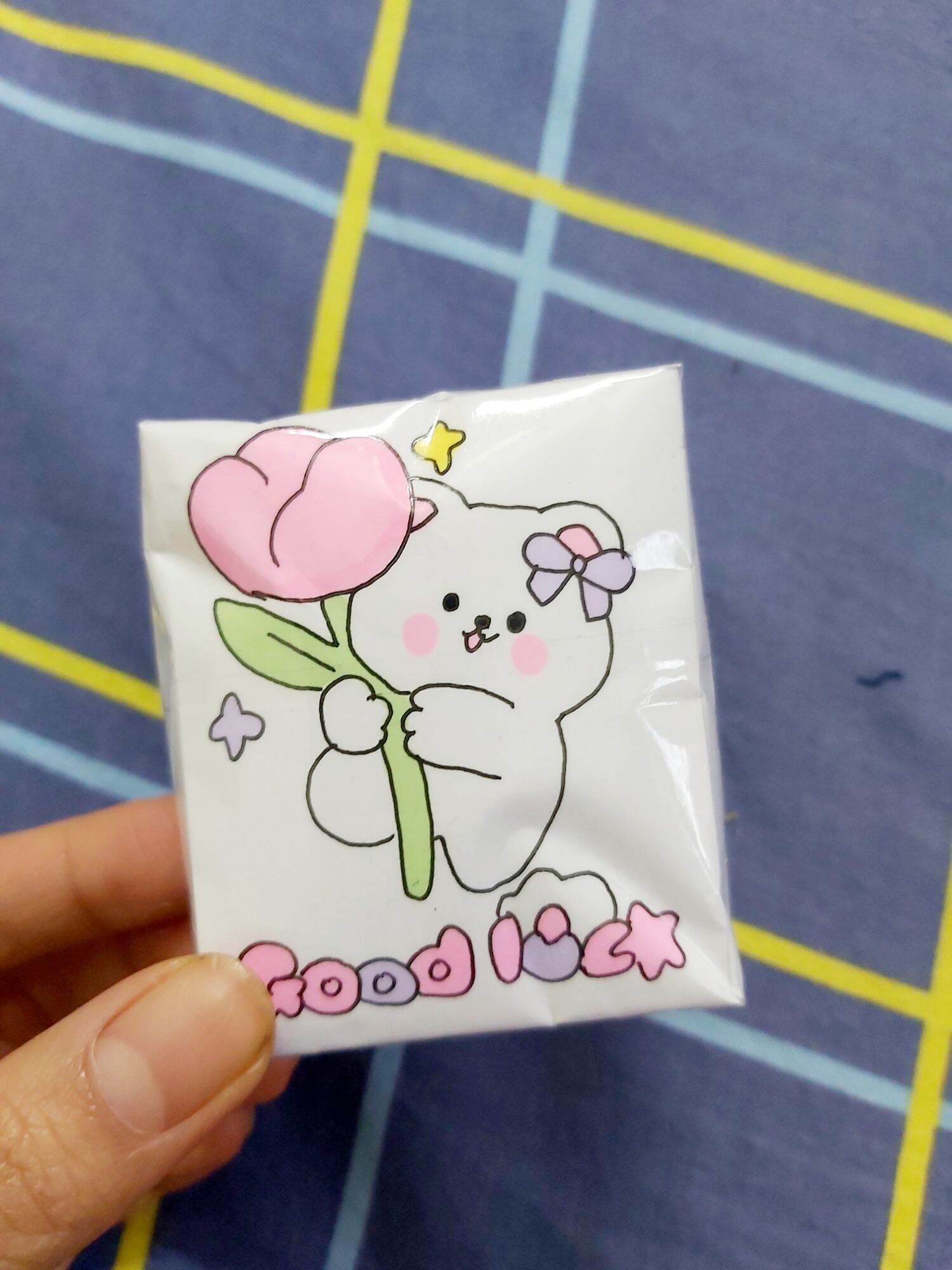 Squishy giấy gấu mini dễ thương chậm tăng
