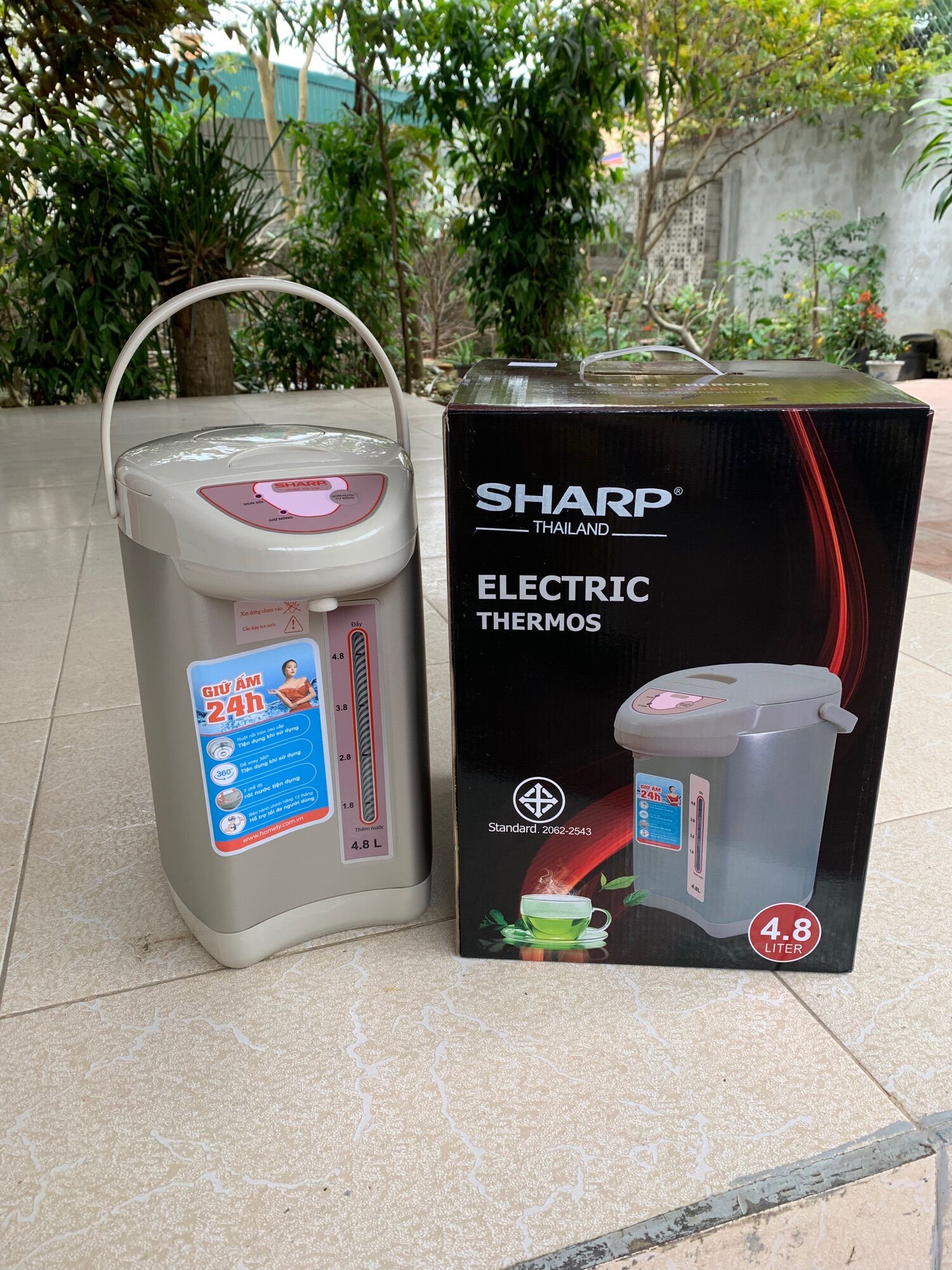 PHÍCH ĐIỆN SHARP BÌNH THỦY ĐIỆN SHARP THÁI LAN 4.8L