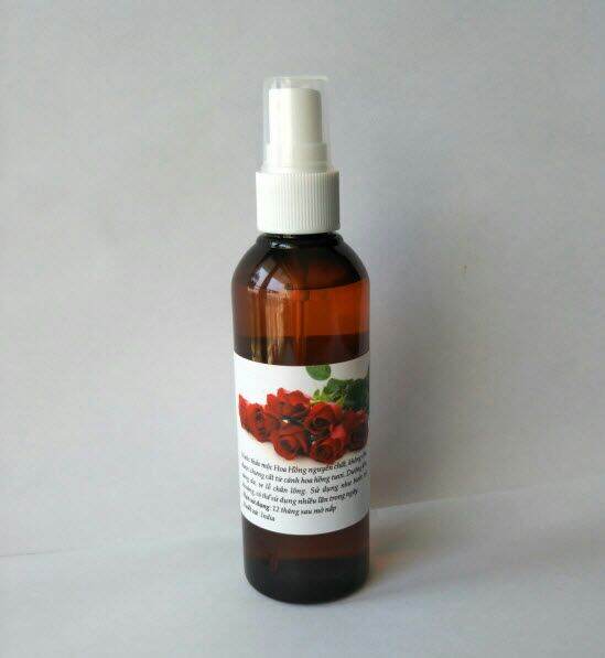 Nước thảo mộc hoa hồng Elise nguyên chất, không cồn - Rose hydrosol