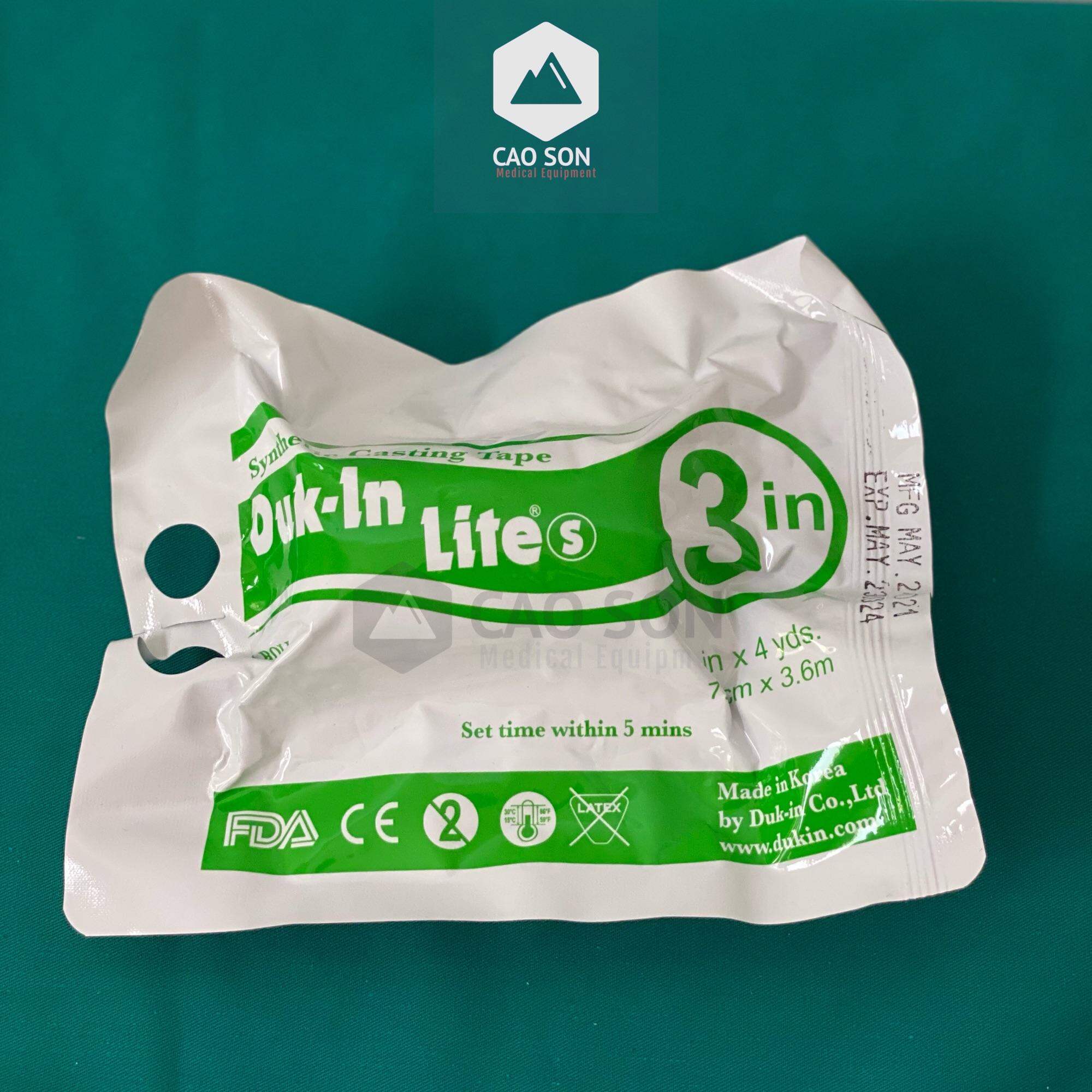 Bột bó thuỷ tinh 3in 4in 5in Hàn Quốc băng chỉnh hình cố định thủy tinh