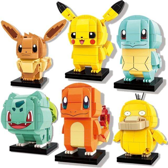 [ẢNH THẬT] Bộ đồ chơi lắp ráp lego xếp mô hình Nhân vật Pokemon Dễ Thương trang trí quà tặng sinh nhất bé gái trai trẻ em, Digitoy - Đồ chơi hay ho