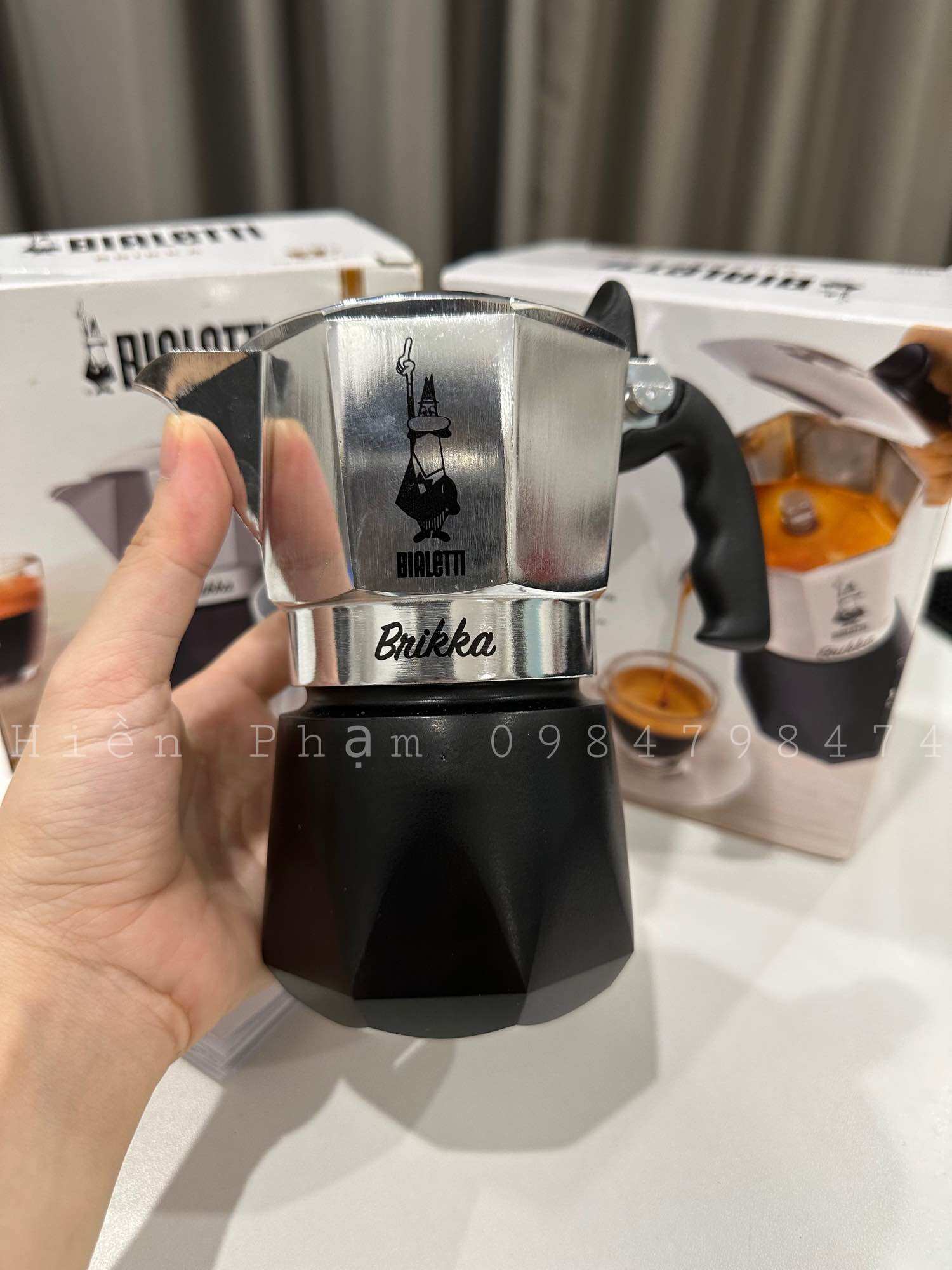 Ấm Pha cafe Espresso Bialetti New Brikka (2023) 2 cup/4 cup(Chính hãng)