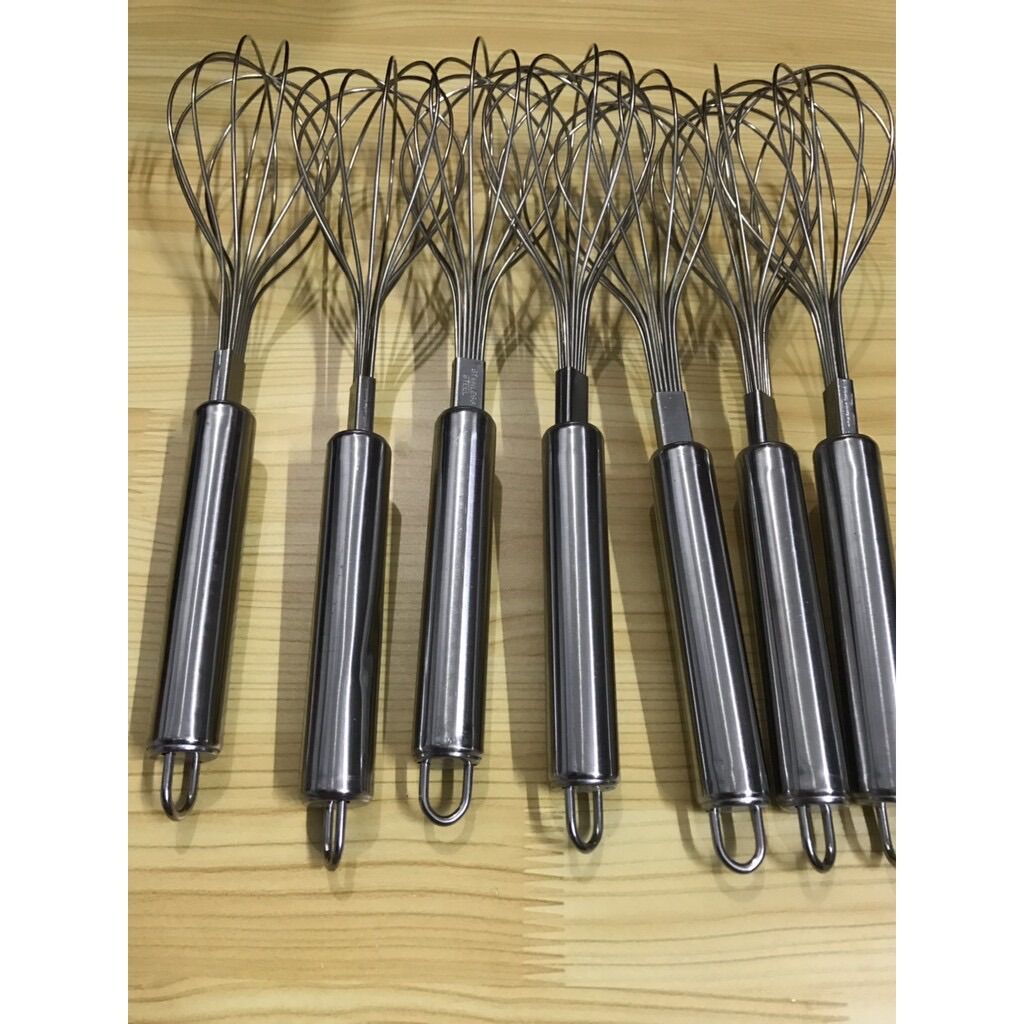 Cây đánh trứng thép 25cm loại lớn M2T