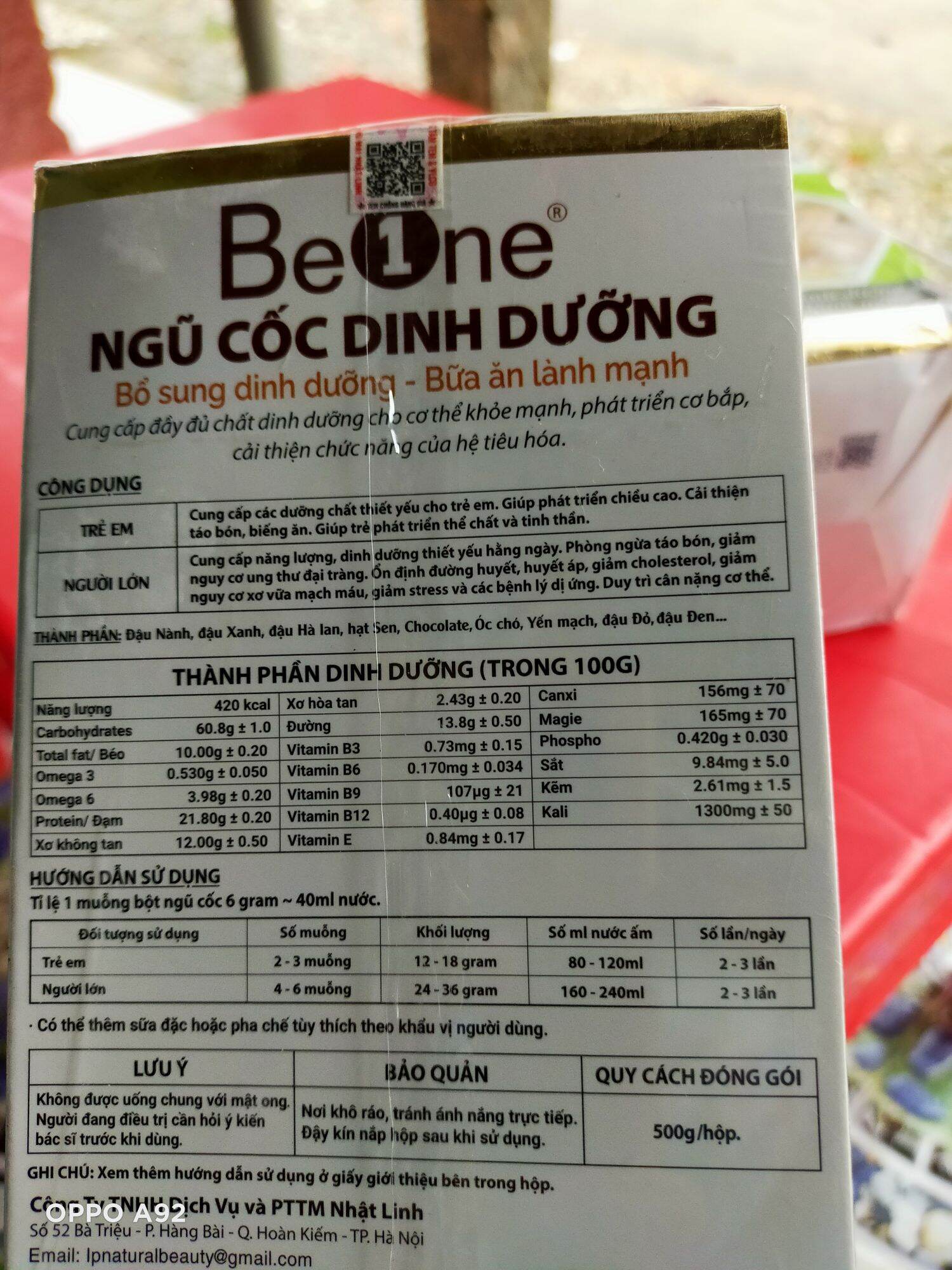 Ngũ cốc dinh dưỡng Beon