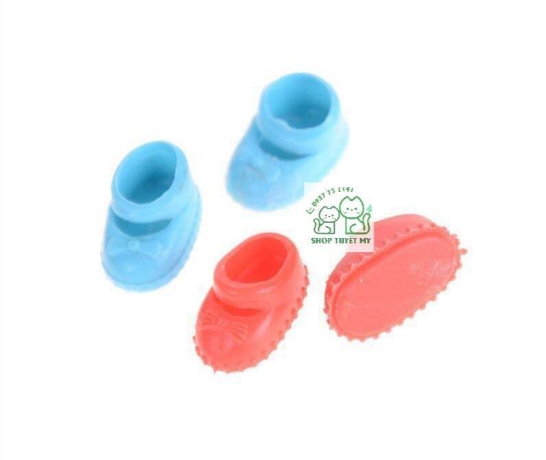 [HCM]Một đôi giày cho búp bê em bé gái 10cm. (6 màu tùy chọn)