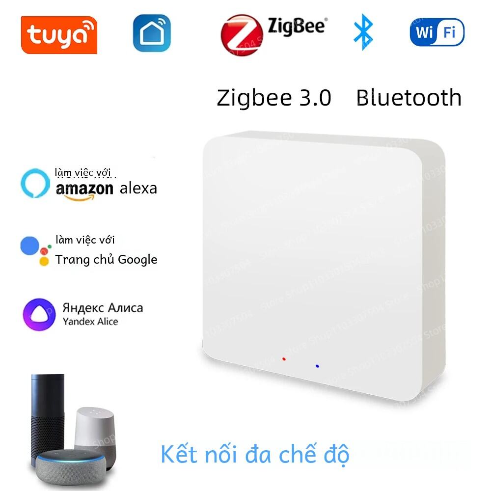 Tuya Đa Chế Độ Cổng Hub Không Dây Zigbee 3.0 Bluetooth Thông Minh Điều Khiển Từ Xa Tương Thích Với Alexa Google Home Hỗ Trợ Tự Động Hóa