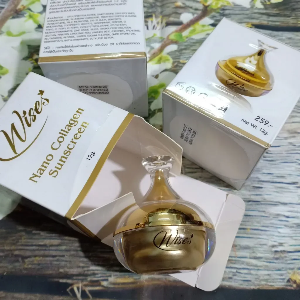 Kem Fake Wise Nano Colagen Sunscreen Dưỡng Trắng