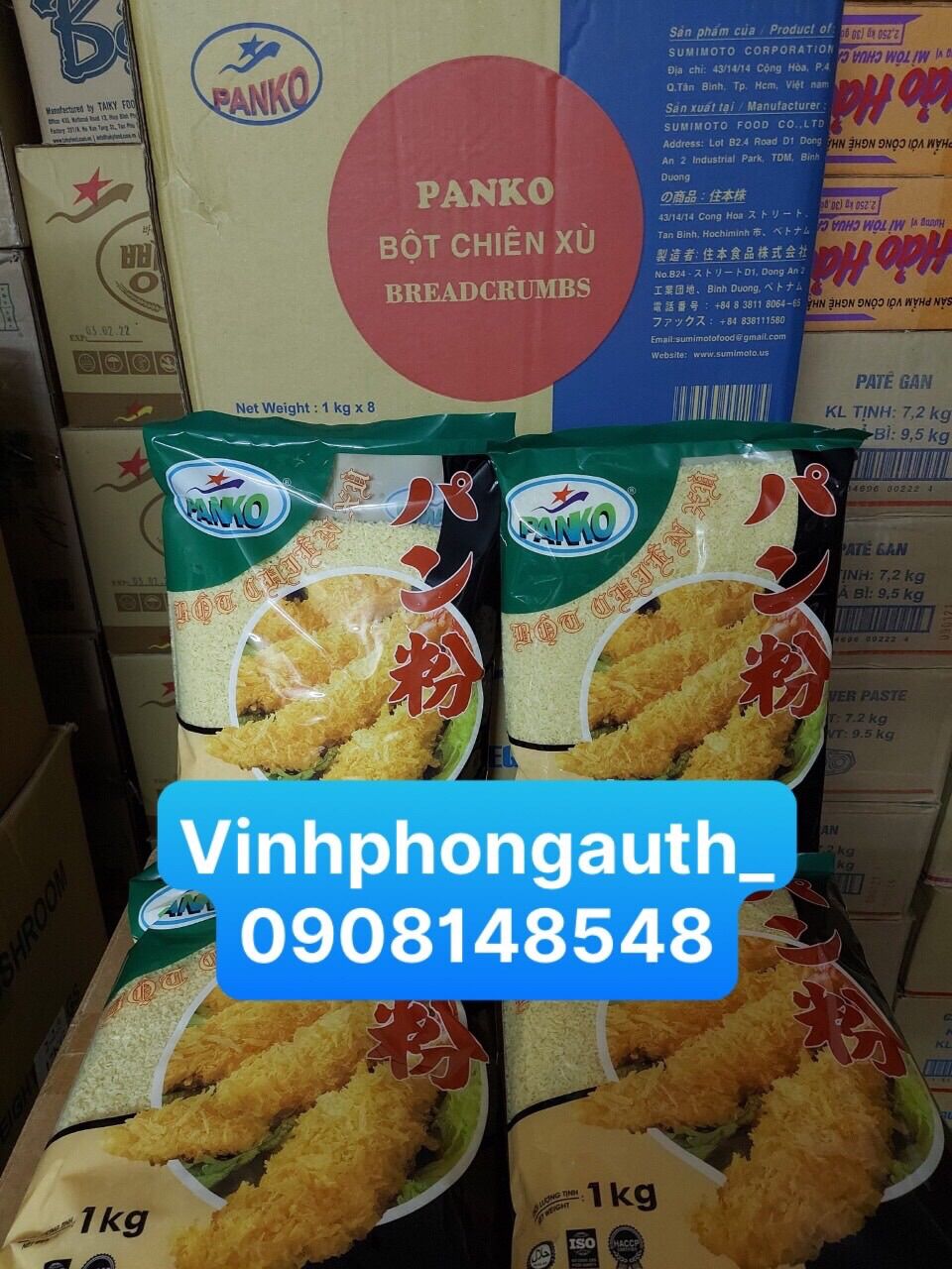 Bột chiên xù Panko vàng 1kg