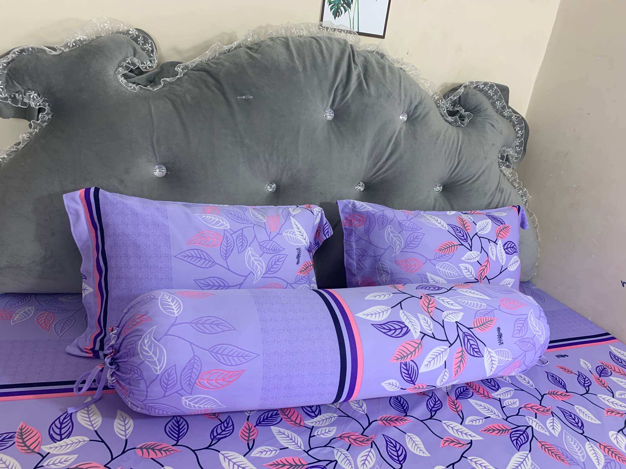 Bộ drap ga thun hàn quốc 4 món mẫu mới