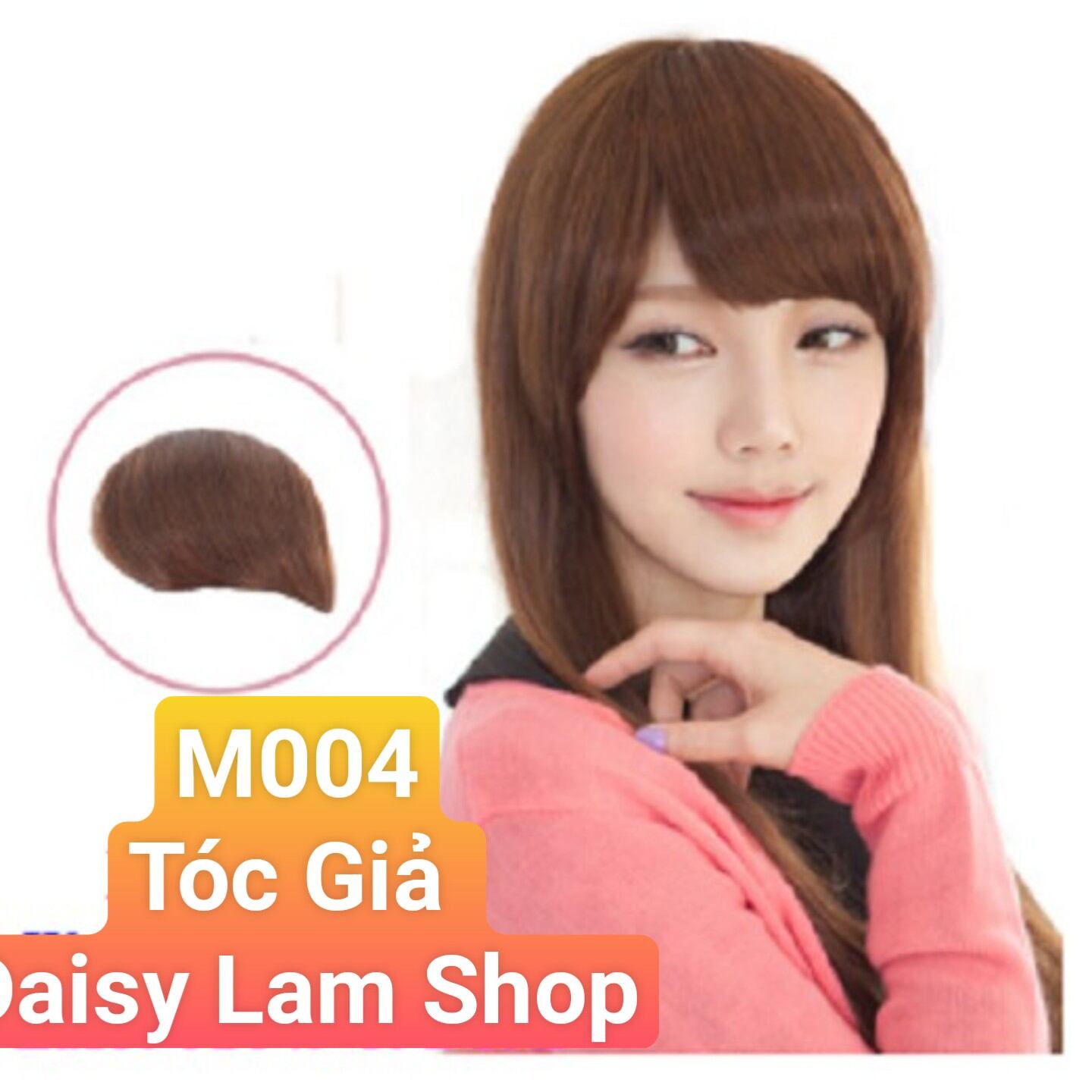 TÓC MÁI GIẢ DÁNG DÀY PHỦ TRÁN M004 M005