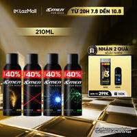 [ Tặng thêm 40% dung tích ] Xịt khử mùi X-Men For Boss Intense/ Luxury/Legend/Motion 210ml - Hương nước hoa châu Âu