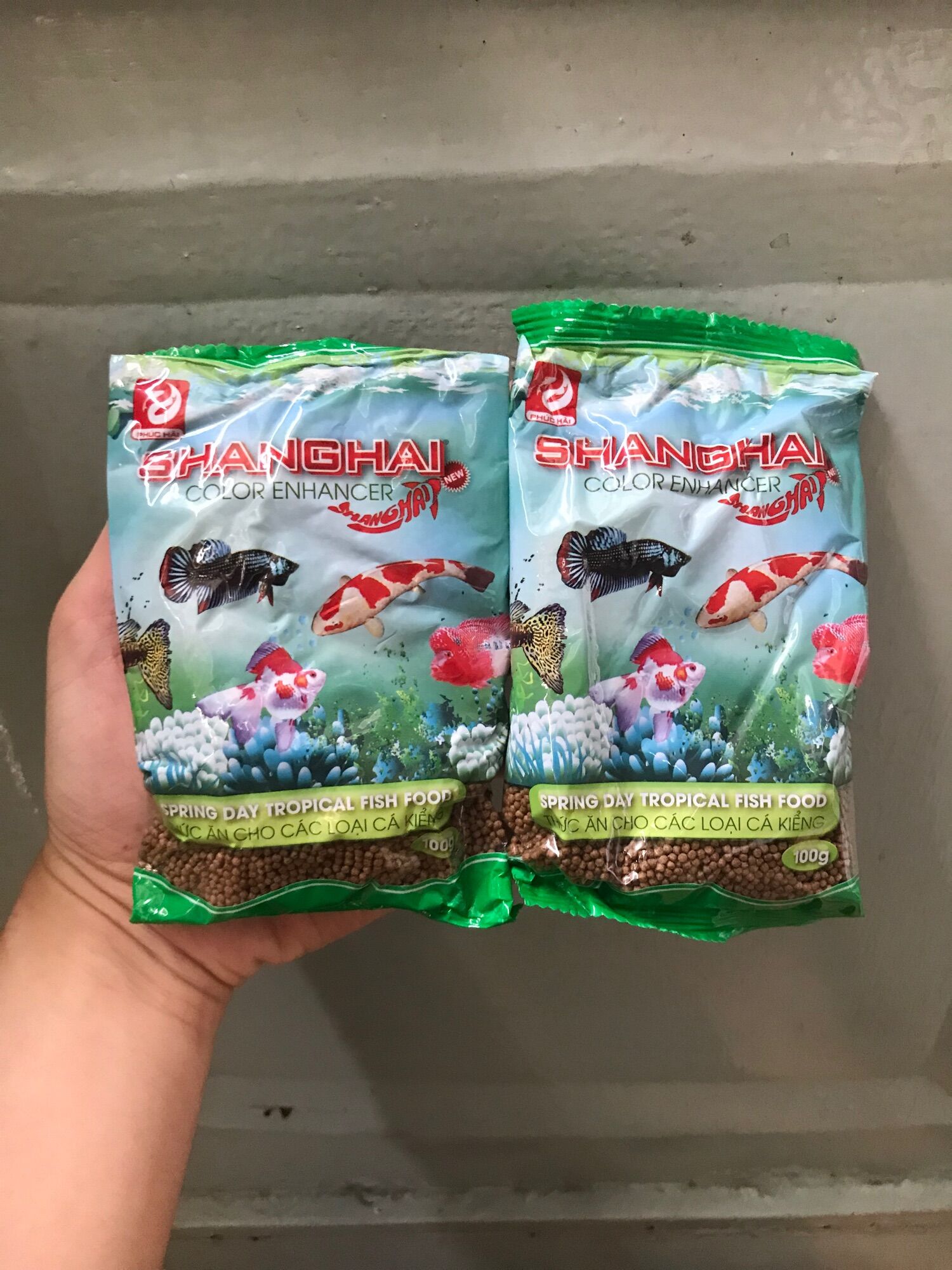 Thức ăn viên dành cho cá, ốc mượn hồn