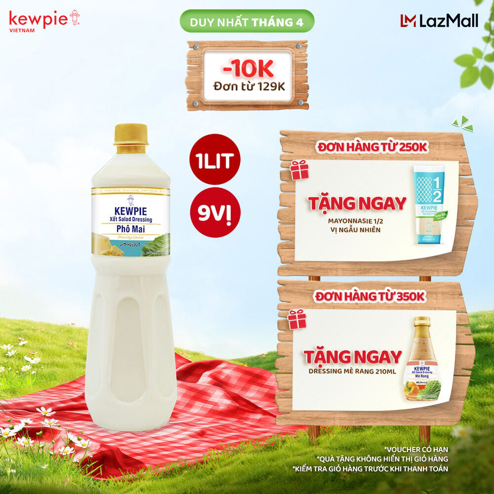 Nước Xốt Salad Dressing Kewpie các loại 1L