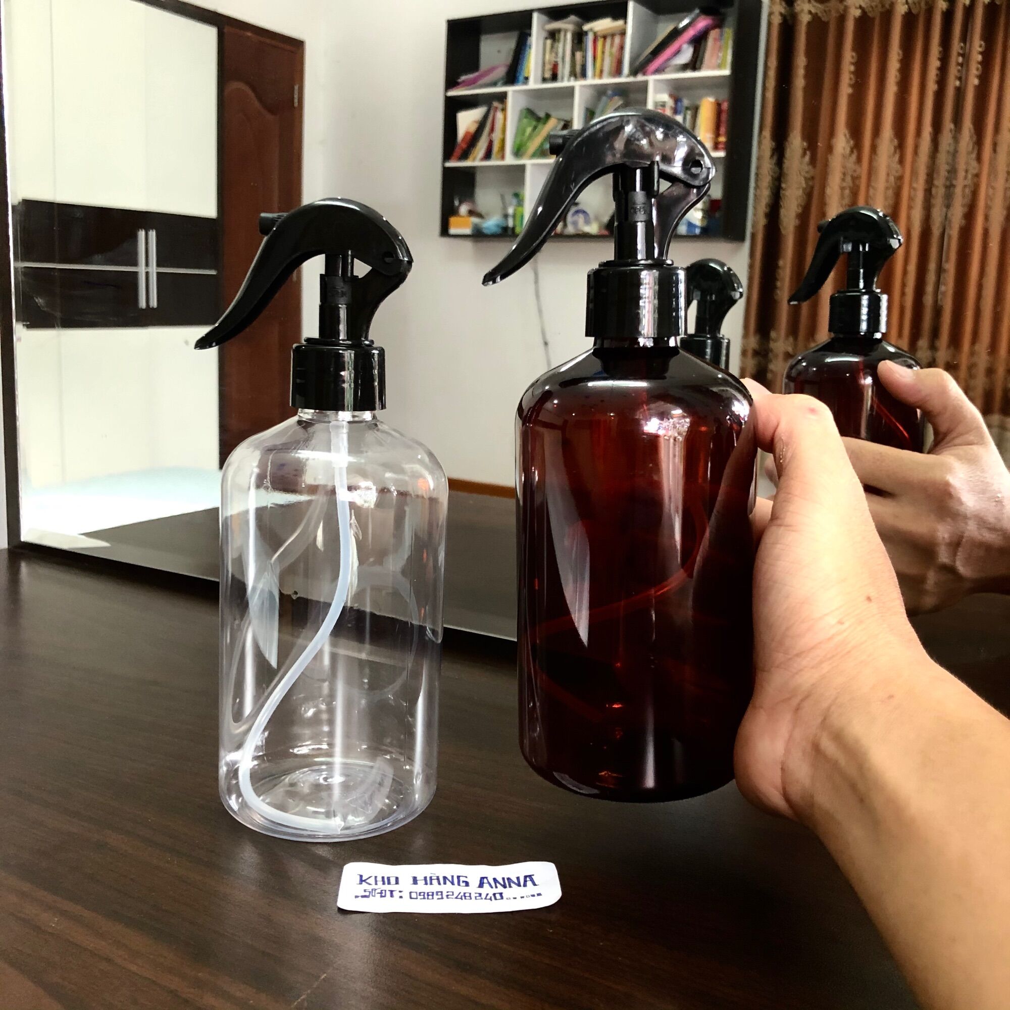 Bình xịt tóc barber - Chai xịt tóc 500ml / đựng xịt cồn / xịt sát khuẩn cho trường học và công ty - Chai xịt nước phun sương , xịt tưới cây 500ml