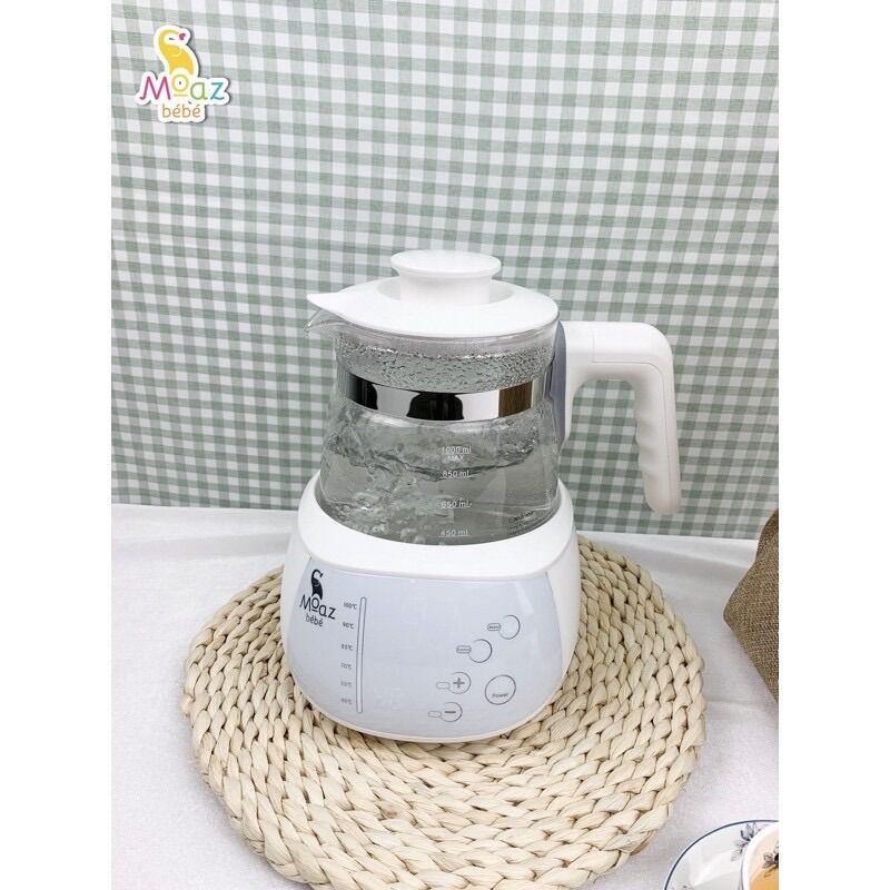 Bình đun nước điều chỉnh nhiệt độ pha sữa moaz bébé mb002