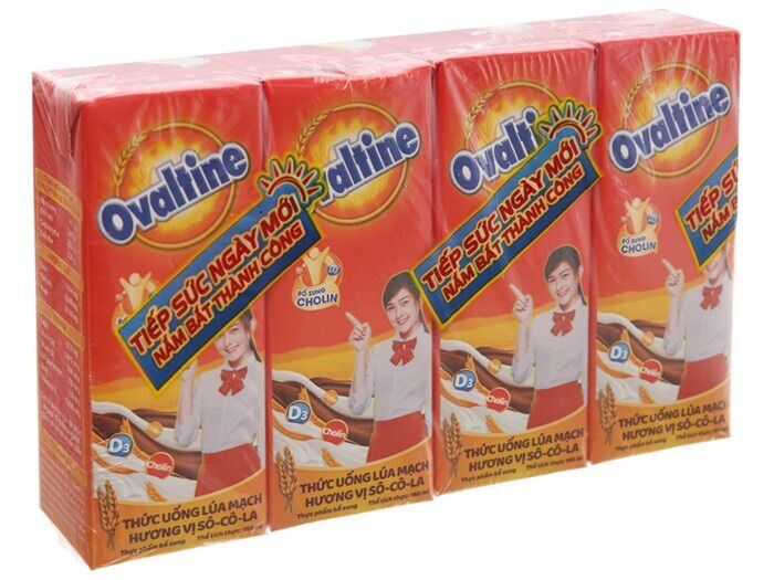 [HCM]Thùng 48 hộp sữa Ovaltine 180ml