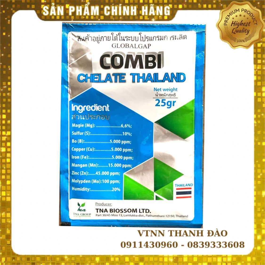 COMBI THÁI LAN gói 25g| Cty Tấn Hưng