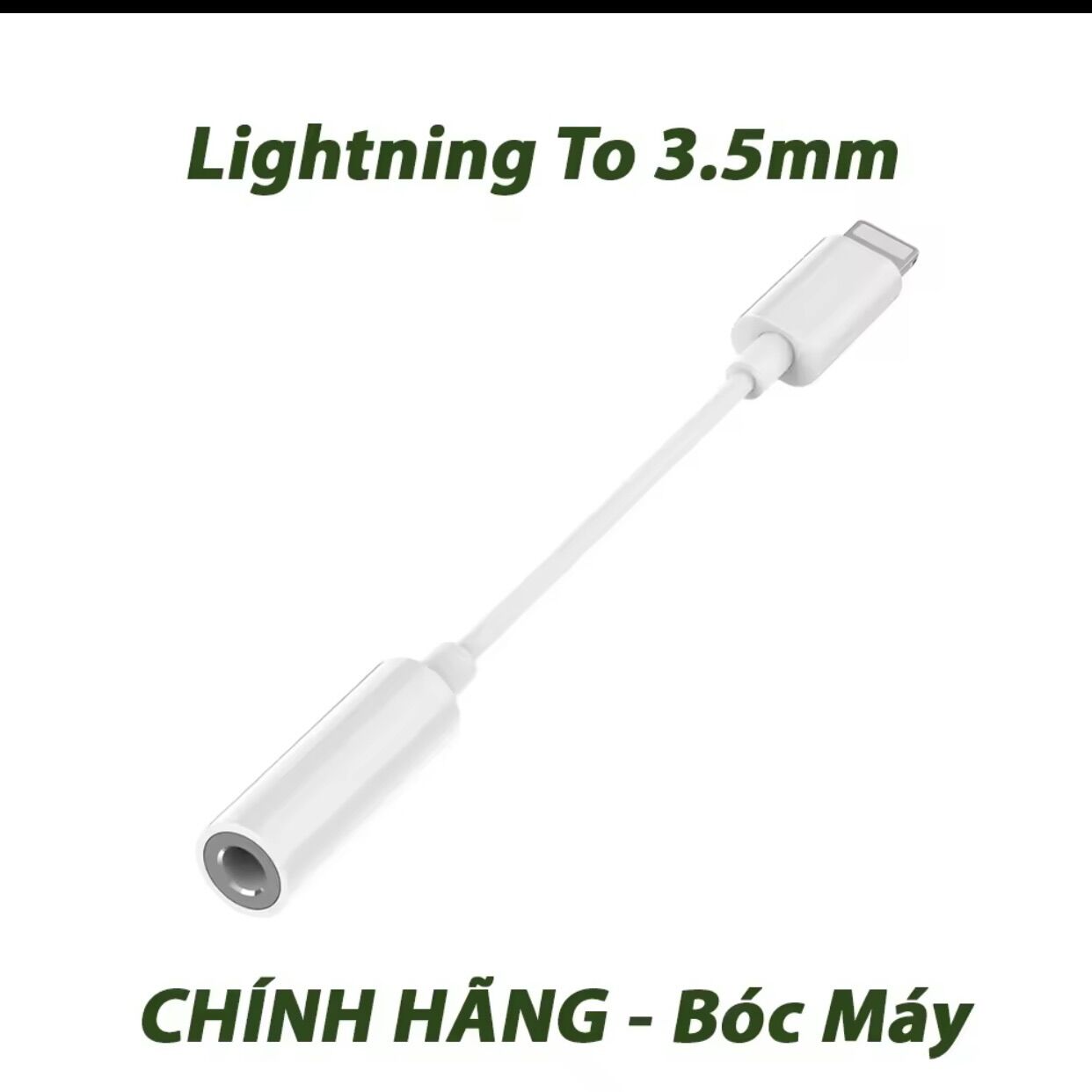Jack to Lightning port for iPhone authentic headphone-Lightning cable adapter 3.5mm to Lightning Zin