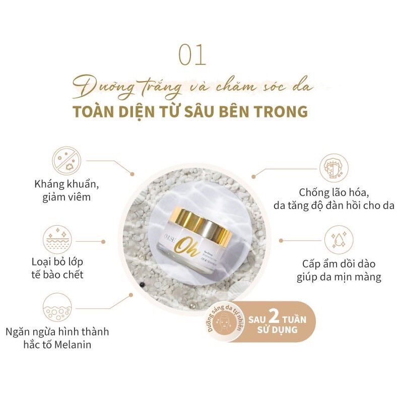 Bộ dưỡng da trắng toàn diện O’MUSE