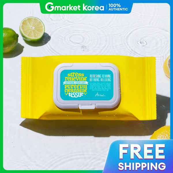 Ariul | Khăn Giấy Ướt Tinh Khiết Làm Sạch Da Ariul 80 Tờ