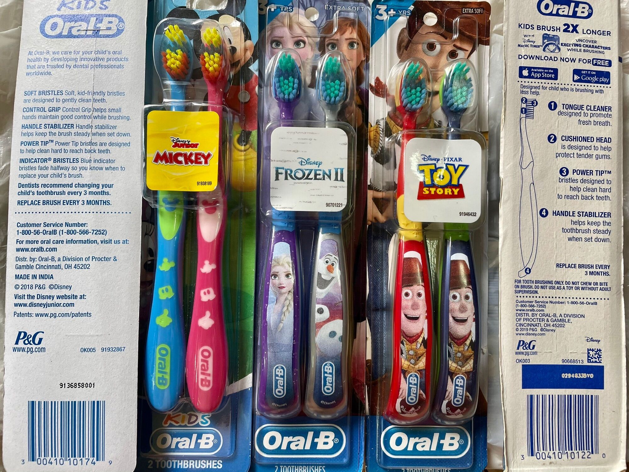 Bàn chải đánh răng oral b kids hàng mỹ
