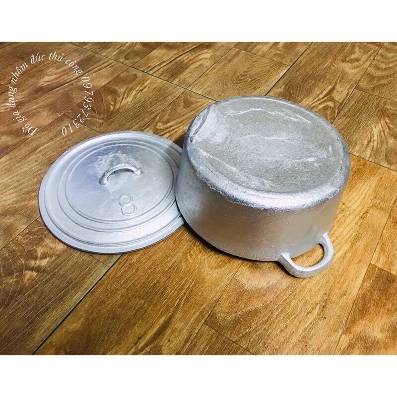 XOONG GANG ĐÚC LÀNG NGHỀ SỐ 8 ( ĐK 21CM )