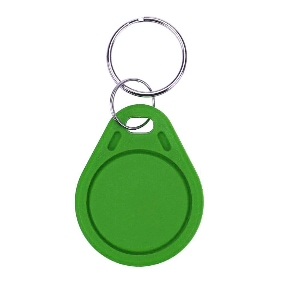 100 Chiếc UID Keyfob Móc Khóa RFID 13.56 MHz Kiểm Soát Truy Cập Nhân Bản Viết Được Thẻ IC Chống Nước Đột Quyết Cho Hệ Thống An Ninh