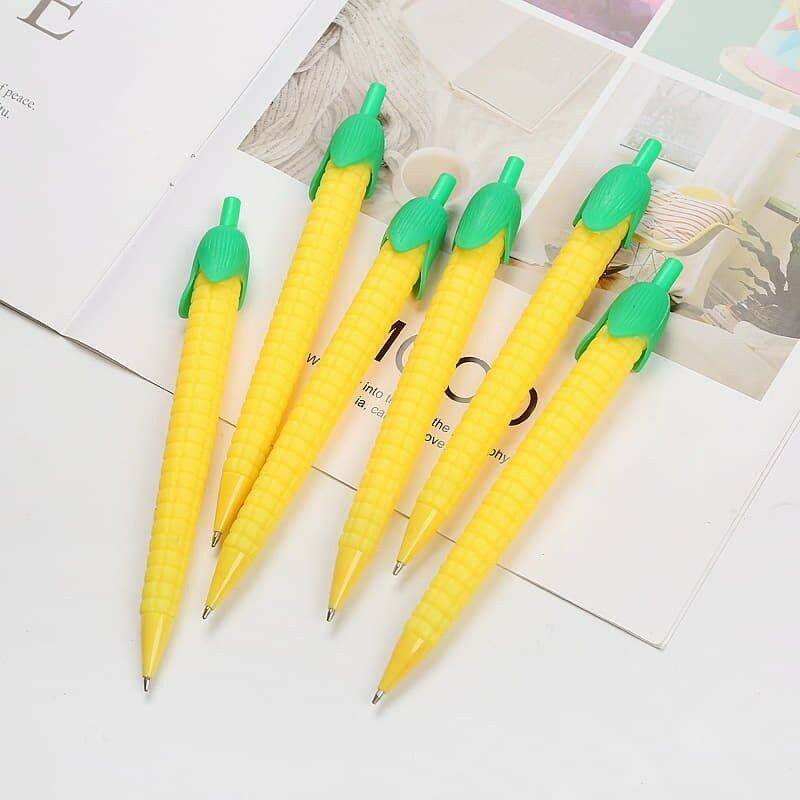Bút chì kim bấm hình rau củ quả dễ thương