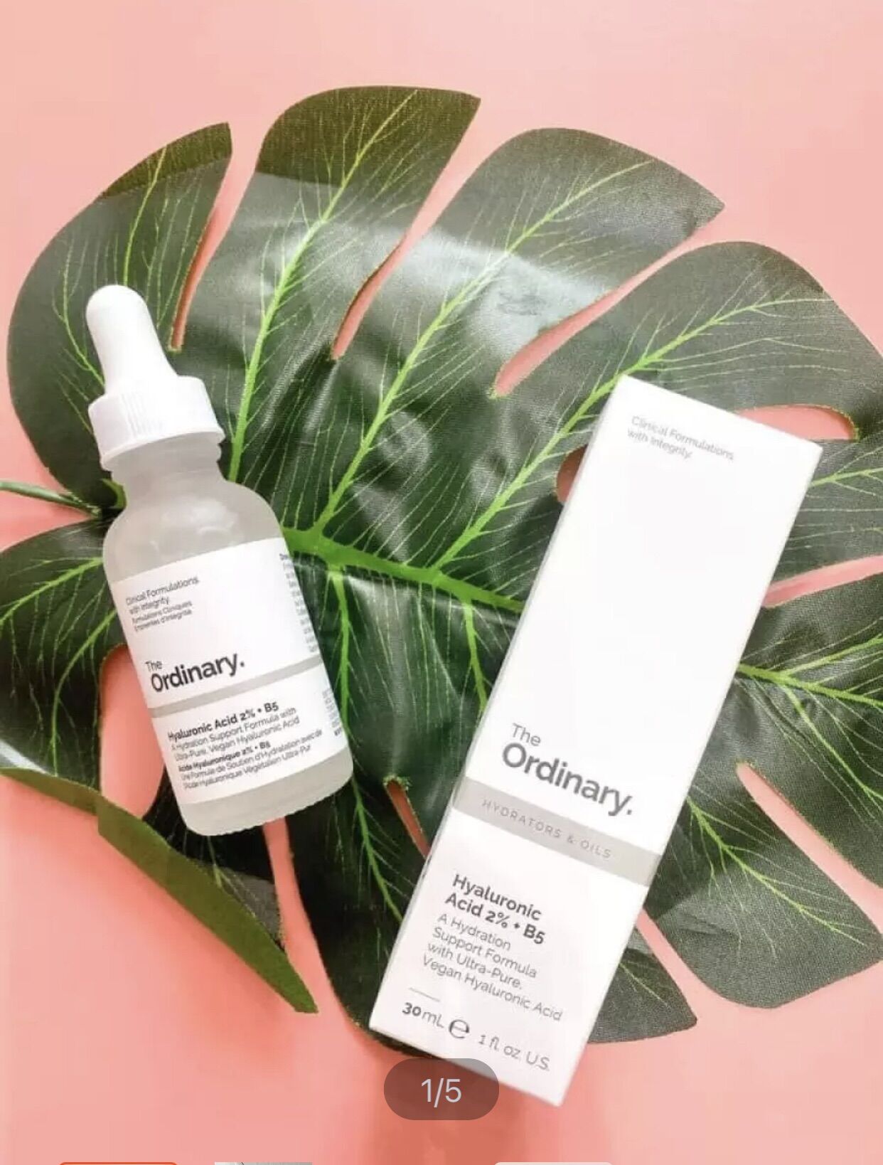 Serum ha b5 the ordinary cấp ẩm phục hồi - 30ml