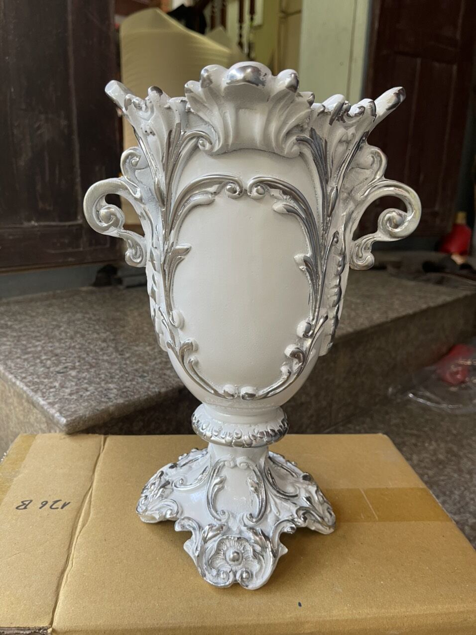 [BH27] Bình Cắm Hoa Composite Dáng Lá Cao Cấp, Độc Lạ, Decor Siêu Đẹp