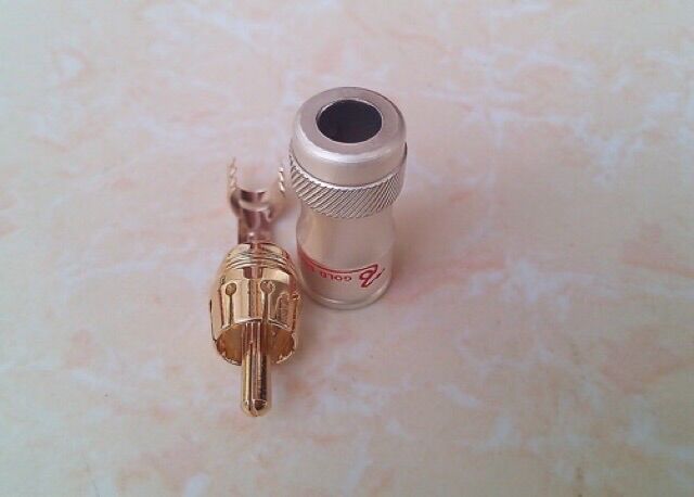 Hộp Jack hàn âm thanh audio RCA Gold Snake(dắc hàn)