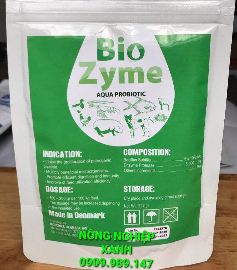 Men vi sinh Biozyme ,men tiêu hóa phòng ngừa đường ruột trên tôm, cá.., động vật..