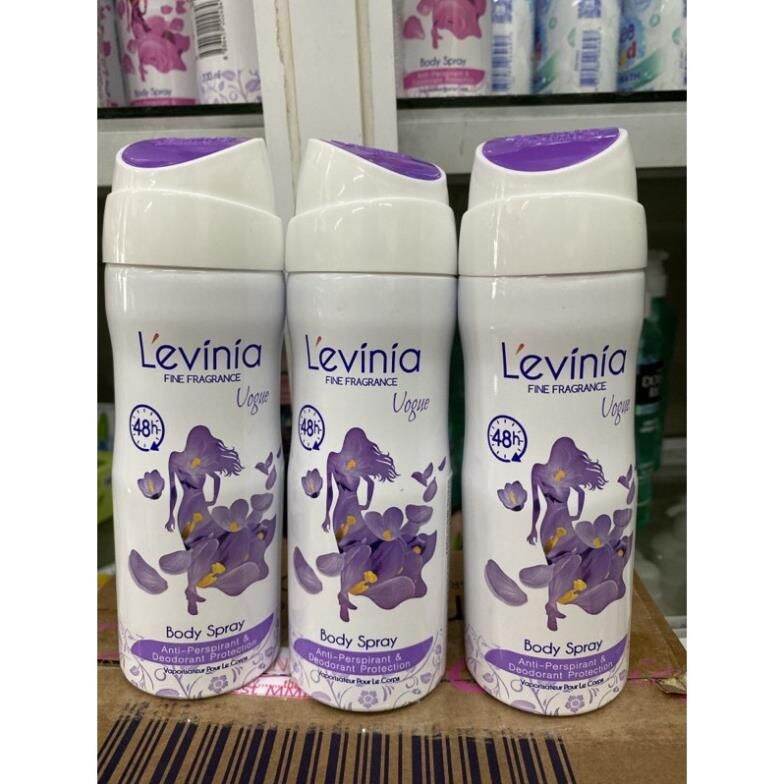 Xịt khử mùi levinia có sẵn 2 mầu