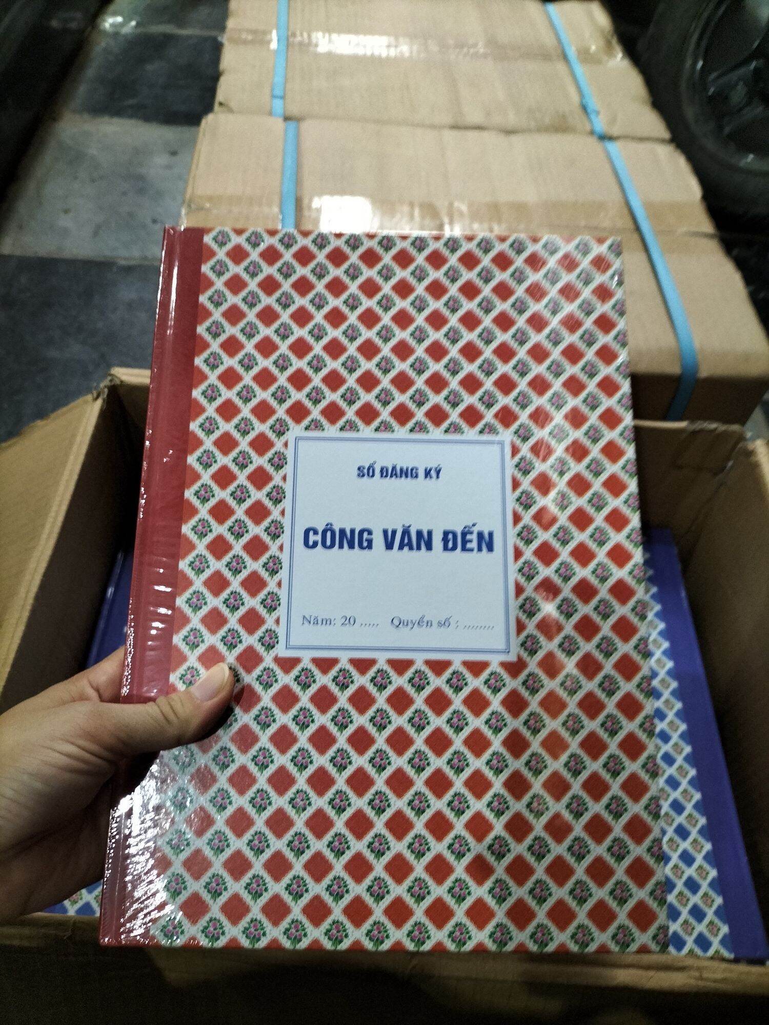 5 Quyển sổ công văn đến