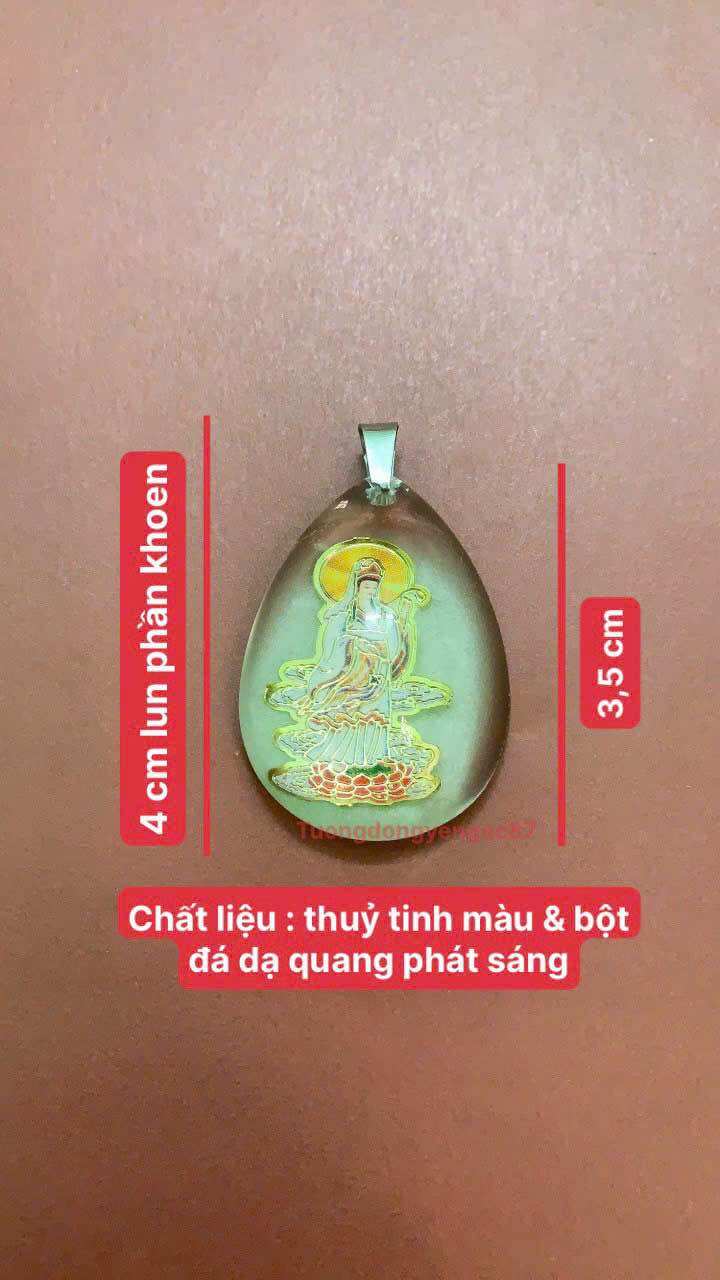Dây chuyền phật bà quan âm dạ quang