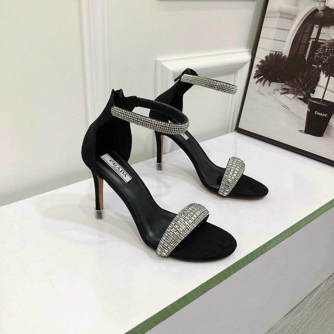 Sandal bản xoàn gót nhọn 9cm