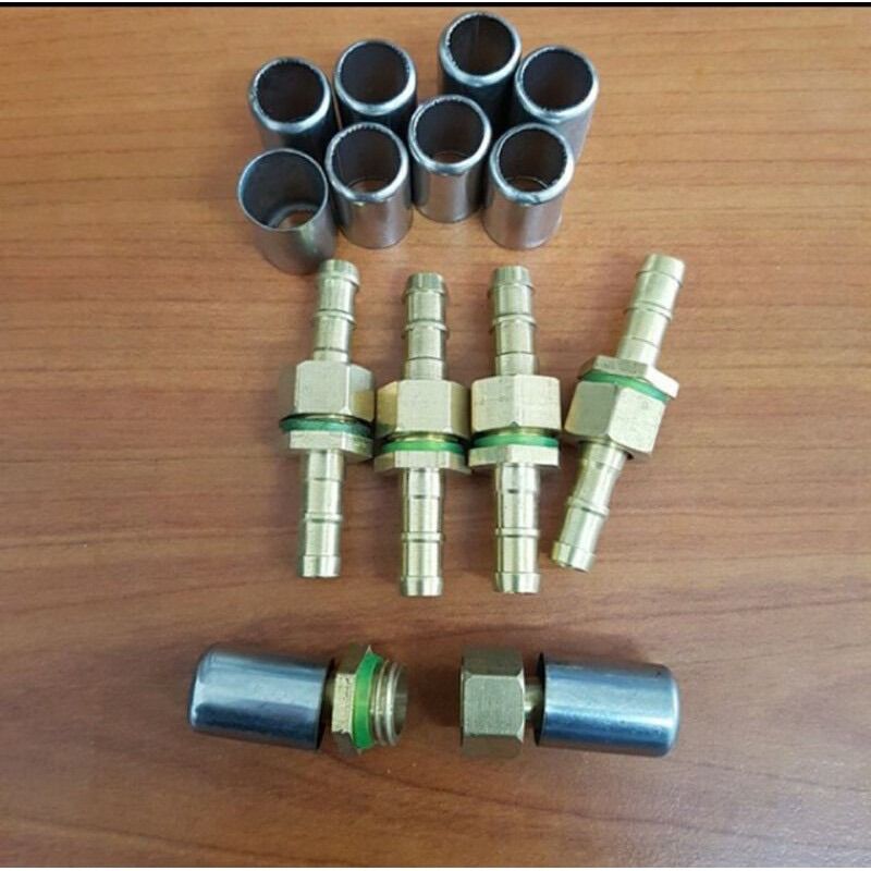 [1 túi/50 bộ] Bộ Ép Cốt Đầu Dây Rửa Xe Áp Lực Cao
