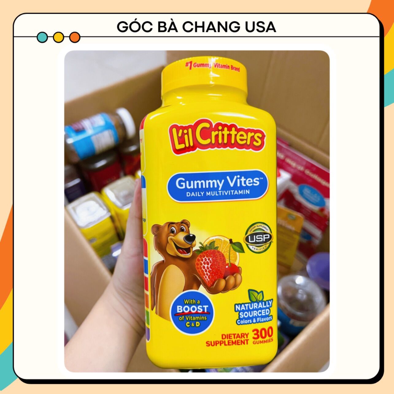 Kẹo Gấu Gummy Vites 300 viên dành cho em bé