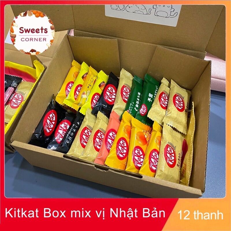 Kitkat Box Mix Vị Nhật Bản Hộp 10 và 20 chiếc