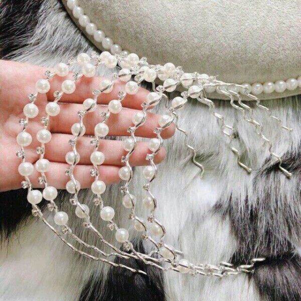 Bờm tóc tiểu thư đính hạt cực xinh