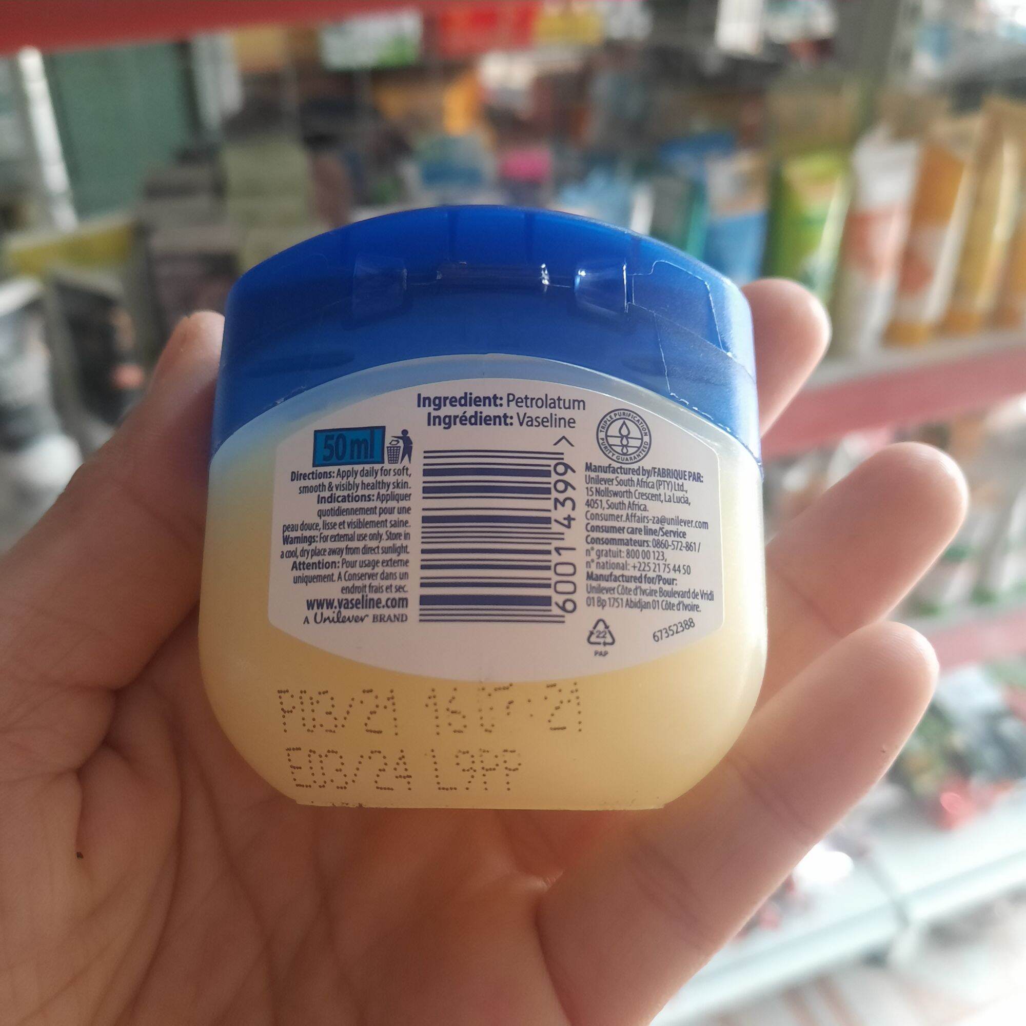 vasaline dưỡng ẩm dưỡng da 49g