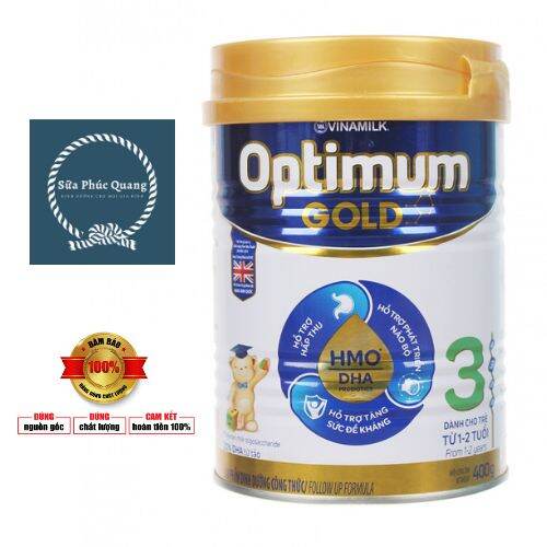 Sữa bột Vinamilk Optimum Gold số 3 400g cho bé từ 1-2 tuổi
