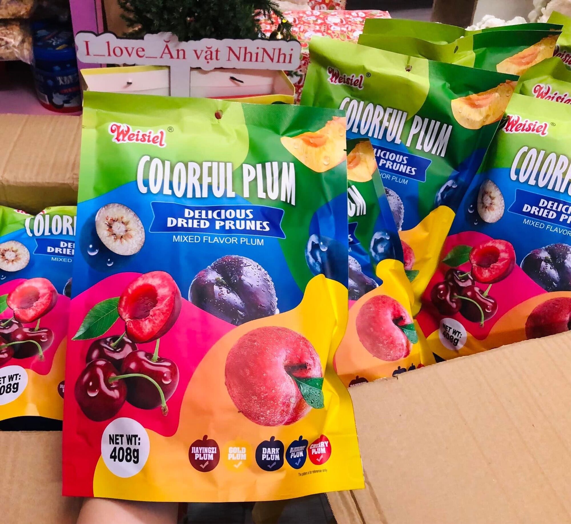 Ômai mix vị Weisiel 408g ômai trái cây
